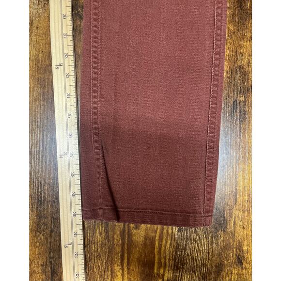 Brixton Mens Jeans Pinecone Brown Rust 34X30 Straight Leg Denim Pants - Picture 11 of 12